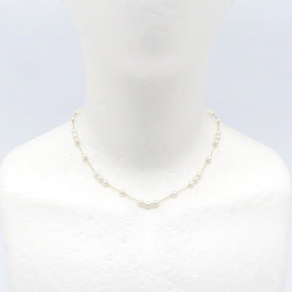 TASAKI タサキ ステーションパール ネックレス 真珠4.5～4.8ミリ K18YG イエローゴールド レディース/295176【中古】【BJ】