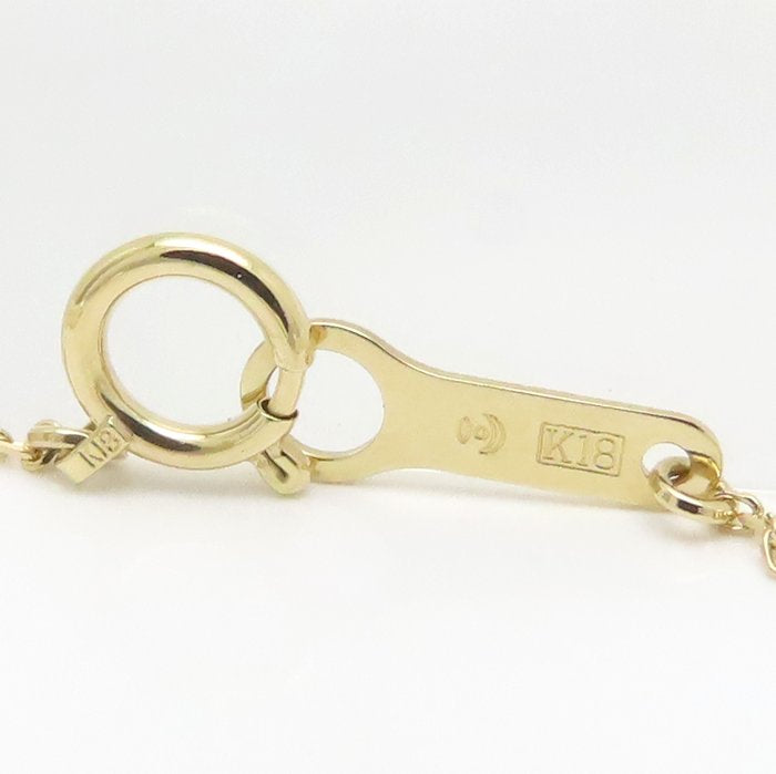 TASAKI タサキ ステーションパール ネックレス 真珠4.5～4.8ミリ K18YG イエローゴールド レディース/295176【中古】【BJ】