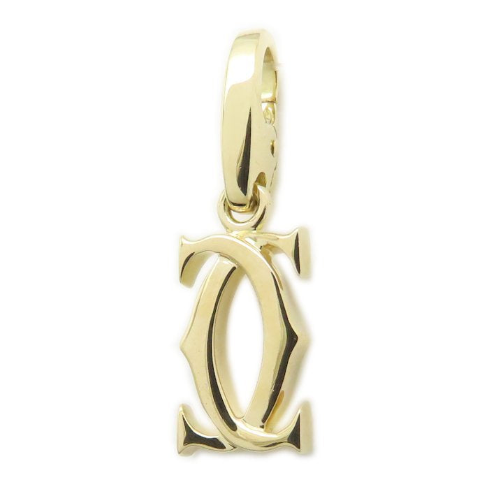 CARTIER カルティエ 2C ペンダントトップ チャーム K18YG イエローゴールド レディース /295217【中古】【BJ】