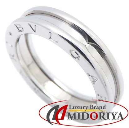 BVLGARI ブルガリ ビーゼロワン リング 指輪 1バンド XS #58 18号 B.zero1 K18WG ホワイトゴールド メンズ/295249【中古】【BJ】
