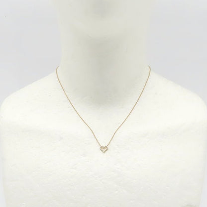 TIFFANY&Co. ティファニー センチメンタルハート ネックレス エクストラミニ ダイヤモンド K18PG ピンクゴールド レディース/295275【中古】【BJ】