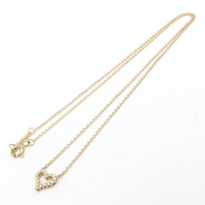 TIFFANY&Co. ティファニー センチメンタルハート ネックレス エクストラミニ ダイヤモンド K18PG ピンクゴールド レディース/295275【中古】【BJ】