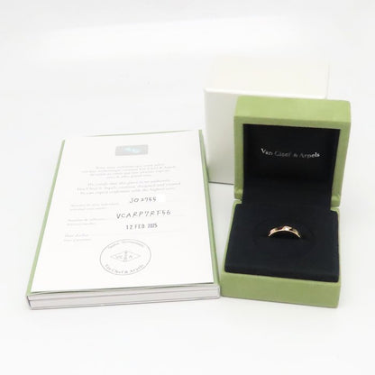 Van Cleef & Arpels ヴァンクリーフ＆アーペル トゥージュール シニアチュール エトワール マリッジ リング 指輪 ダイヤモンド #56 15.5号 VCARP7RE00 K18RG ローズゴールド レディース/295287【中古】【BJ】