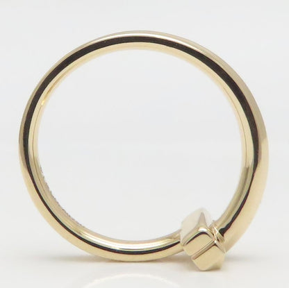 TIFFANY&Co. ティファニー Tワン リング 指輪 12号 K18PG ピンクゴールド レディース/295294【中古】【BJ】