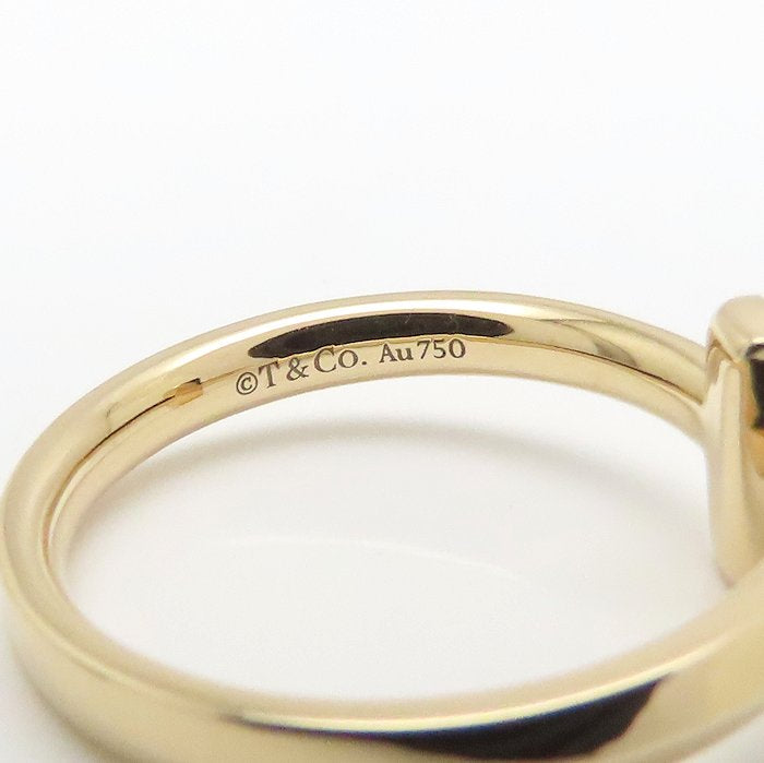 TIFFANY&Co. ティファニー Tワン リング 指輪 12号 K18PG ピンクゴールド レディース/295294【中古】【BJ】