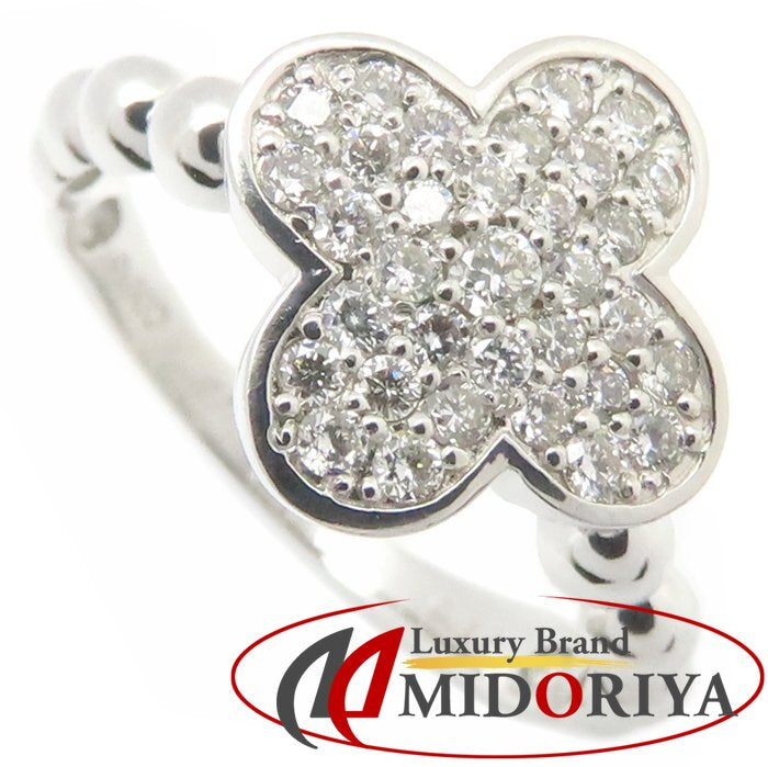 Alisia アリシア ダイヤモンド リング 指輪 ダイヤモンド0.32ct 13号 フラワーモチーフ Pt950プラチナ レディース/295297【中古】【BJ】