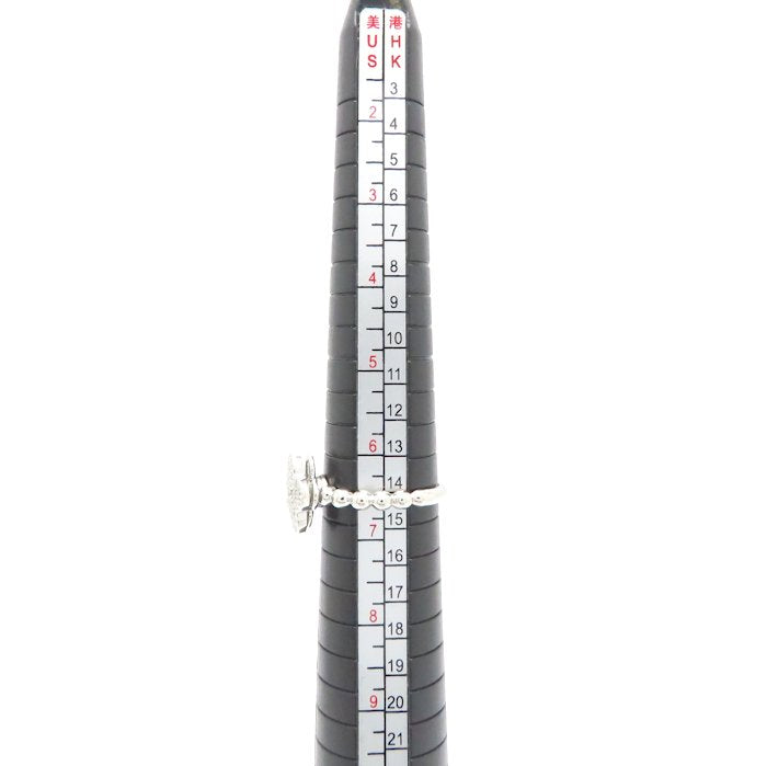 Alisia アリシア ダイヤモンド リング 指輪 ダイヤモンド0.32ct 13号 フラワーモチーフ Pt950プラチナ レディース/295297【中古】【BJ】