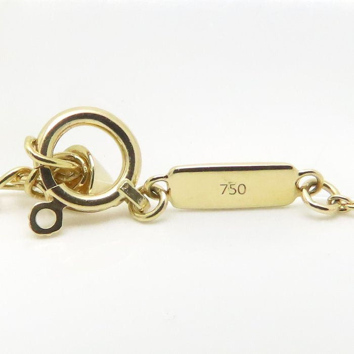 TASAKI 田崎真珠 プチ バランス ダイヤモンド ソロ ネックレス あこや真珠 ダイヤモンド0.13ct P-16743-4-18KYG K18YG イエローゴールド レディース/295321【中古】【BJ】