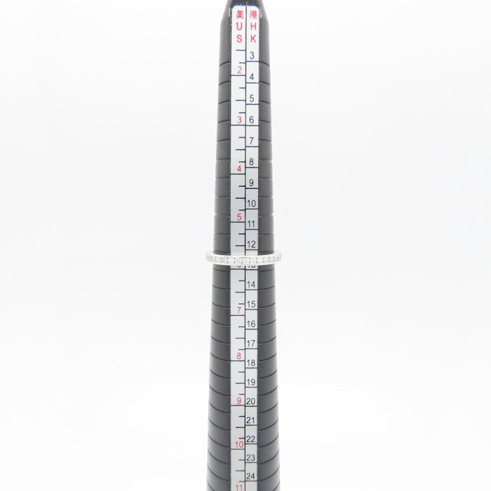 TIFFANY&Co. ティファニー チャネルセッティング リング 指輪 フルエタニティ ダイヤモンド 11号 Pt950プラチナ レディース/295338【中古】【BJ】