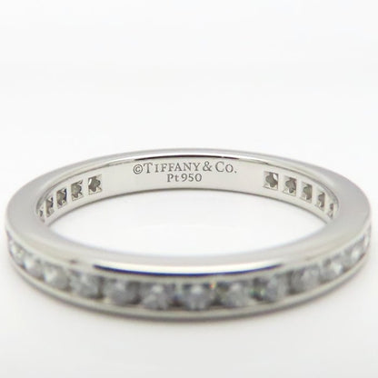 TIFFANY&Co. ティファニー チャネルセッティング リング 指輪 フルエタニティ ダイヤモンド 11号 Pt950プラチナ レディース/295338【中古】【BJ】