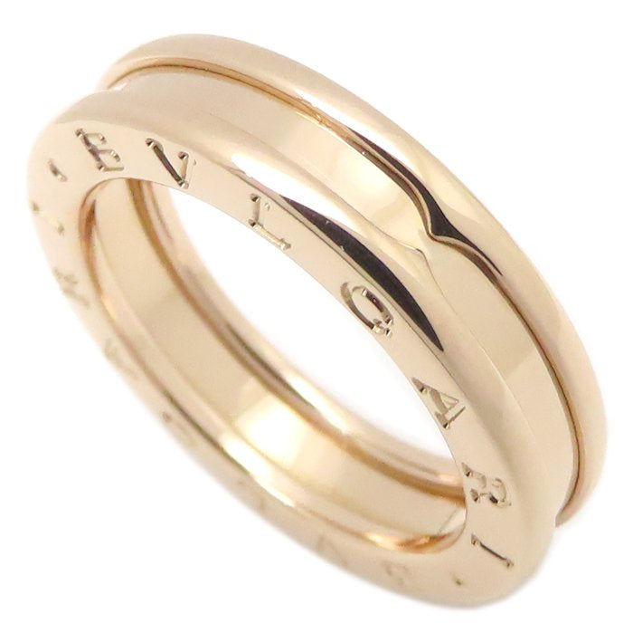 BVLGARI ブルガリ ビーゼロワン リング 指輪 1バンド XS #52 12号 B.zero1 K18PG ピンクゴールド レディース/295346【中古】【BJ】