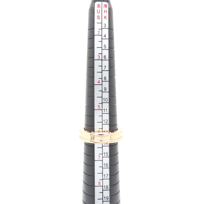 BVLGARI ブルガリ ビーゼロワン リング 指輪 1バンド XS #52 12号 B.zero1 K18PG ピンクゴールド レディース/295346【中古】【BJ】