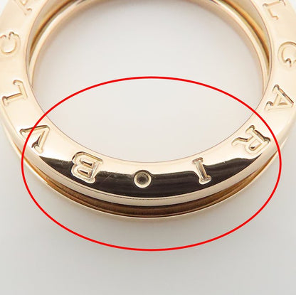 BVLGARI ブルガリ ビーゼロワン リング 指輪 1バンド XS #52 12号 B.zero1 K18PG ピンクゴールド レディース/295346【中古】【BJ】