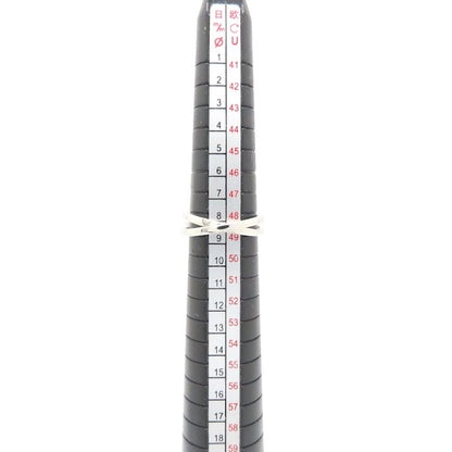 4℃ ヨンドシー 2連 リング 指輪 アクアマリン ダイヤモンド 8号 Pt950プラチナ レディース/295352【中古】【BJ】