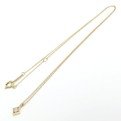 VENDOME Aoyama ヴァンドーム青山 ダイヤモンド ネックレス K10YG イエローゴールド レディース/295372【中古】【BJ】