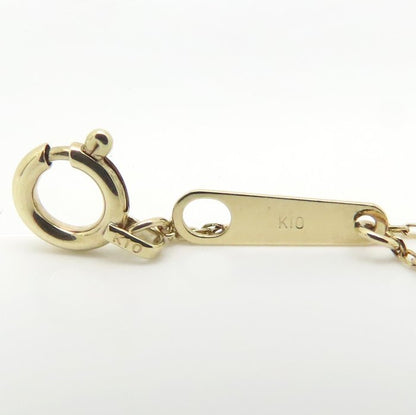 VENDOME Aoyama ヴァンドーム青山 ダイヤモンド ネックレス K10YG イエローゴールド レディース/295372【中古】【BJ】