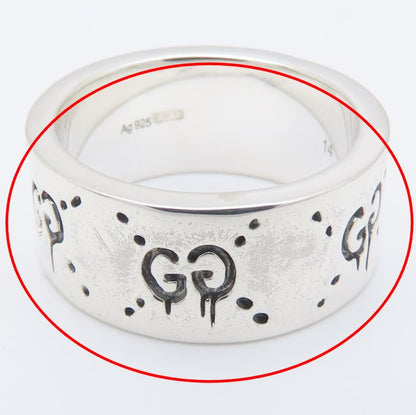 GUCCI グッチ アイコン ゴースト リング 指輪 GG #14 13号 シルバー925 レディース/295400【中古】【BJ】