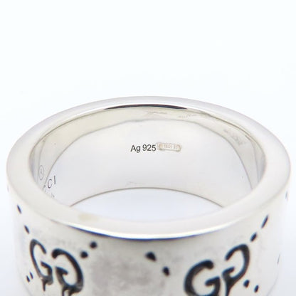 GUCCI グッチ アイコン ゴースト リング 指輪 GG #14 13号 シルバー925 レディース/295400【中古】【BJ】