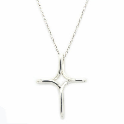 TIFFANY&Co. ティファニー インフィニティ クロス ネックレス エルサペレッティ シルバー925 レディース/295421【中古】【BJ】