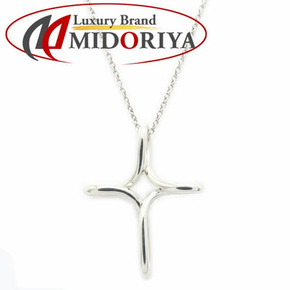 TIFFANY&Co. ティファニー インフィニティ クロス ネックレス エルサペレッティ シルバー925 レディース/295421【中古】【BJ】