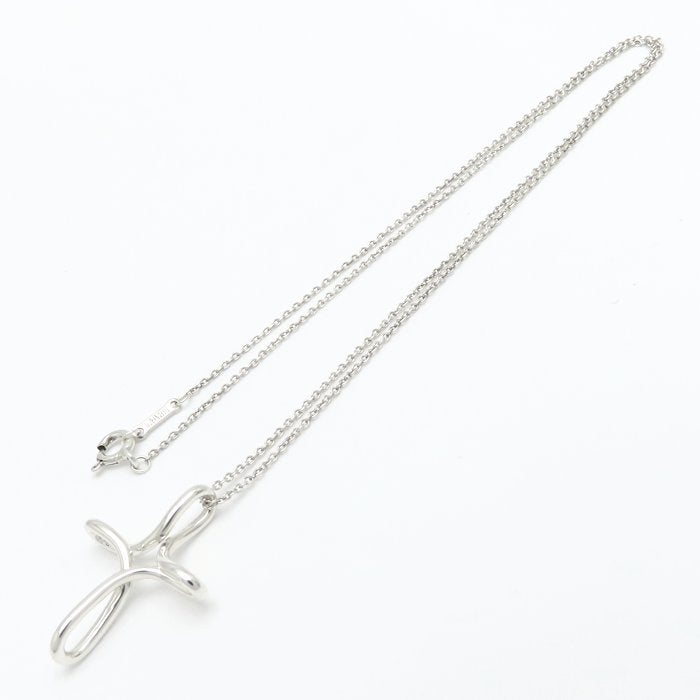 TIFFANY&Co. ティファニー インフィニティ クロス ネックレス エルサペレッティ シルバー925 レディース/295421【中古】【BJ】