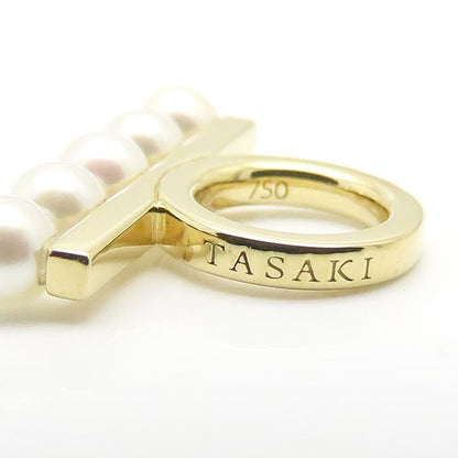 TASAKI 田崎真珠 バランス チャーム ペンダントトップ パール2.1ミリ 淡水真珠 K18YG イエローゴールド レディース CM0172 /295450【中古】【BJ】