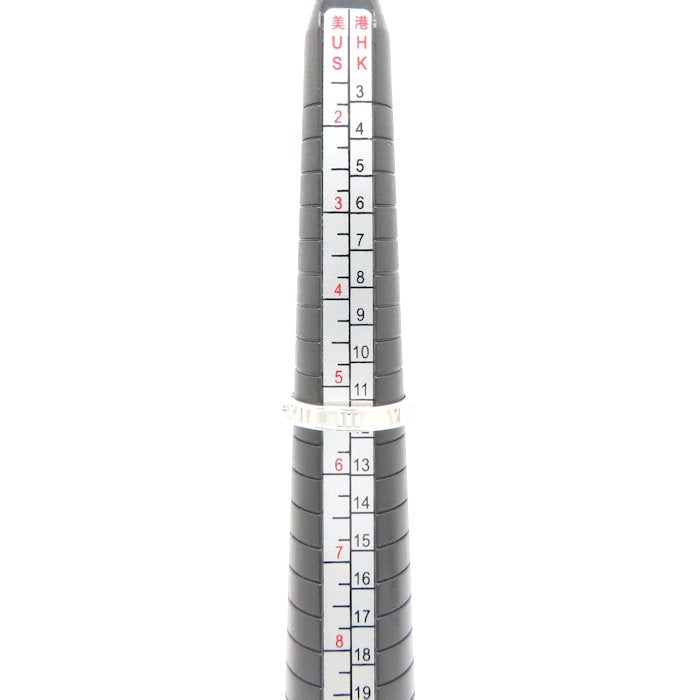 TIFFANY&Co. ティファニー アトラス リング 指輪 1Pダイヤモンド 10号 K18WG ホワイトゴールド レディース/295463【中古】【BJ】