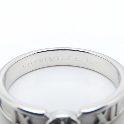 TIFFANY&Co. ティファニー アトラス リング 指輪 1Pダイヤモンド 10号 K18WG ホワイトゴールド レディース/295463【中古】【BJ】