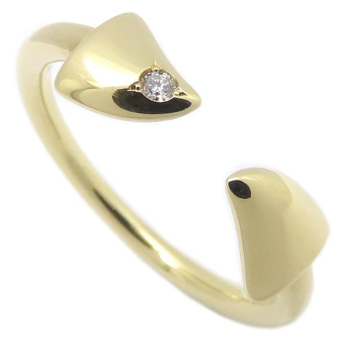 TASAKI 田崎真珠 ソーンズ リング 指輪 ダイヤモンド0.01ct 13号 K18YG イエローゴールド レディース/295471【中古】【BJ】