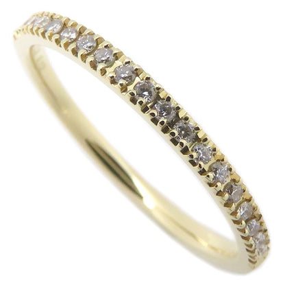 BELLESIORA ベルシオラ ダイヤモンド リング 指輪 ハーフエタニティ ダイヤモンド0.12ct 11号 K18YG イエローゴールド レディース/295476【中古】【BJ】