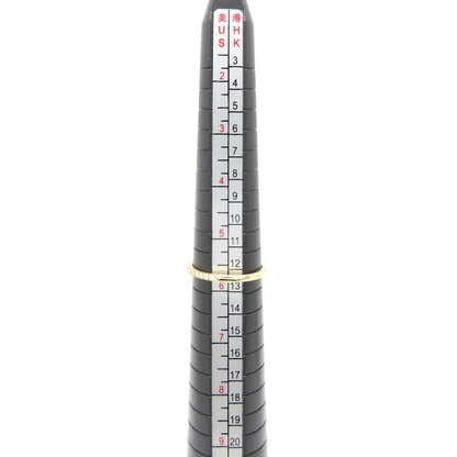 BELLESIORA ベルシオラ ダイヤモンド リング 指輪 ハーフエタニティ ダイヤモンド0.12ct 11号 K18YG イエローゴールド レディース/295476【中古】【BJ】