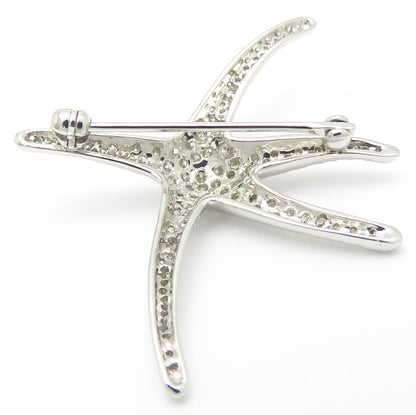 TIFFANY&Co. ティファニー スターフィッシュ ブローチ ダイヤモンド エルサペレッティ Pt950プラチナ レディース/295486【中古】【BJ】
