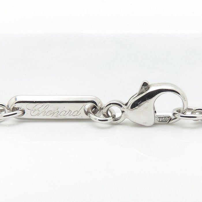 Chopard ショパール ハッピーダイヤモンド ネックレス 5Pムービングダイヤモンド 79/3926/0 K18WG ホワイトゴールド レディース/295492【中古】【BJ】