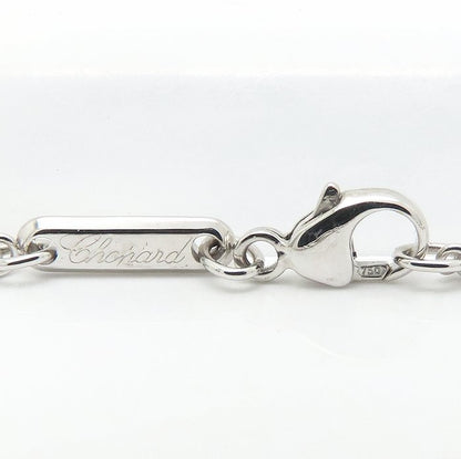 Chopard ショパール ハッピーダイヤモンド ネックレス 5Pムービングダイヤモンド 79/3926/0 K18WG ホワイトゴールド レディース/295492【中古】【BJ】