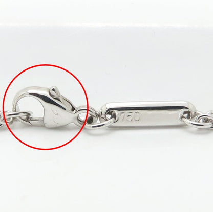 Chopard ショパール ハッピーダイヤモンド ネックレス 5Pムービングダイヤモンド 79/3926/0 K18WG ホワイトゴールド レディース/295492【中古】【BJ】