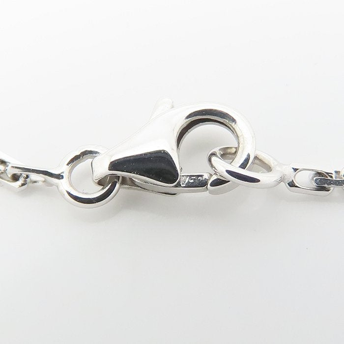 CARTIER カルティエ ベビーラブ ネックレス ダイヤモンド K18WG ホワイトゴールド レディース/295493【中古】【BJ】