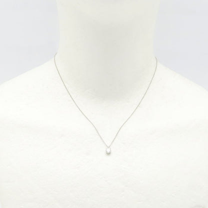 TIFFANY&Co. ティファニー ソリティア ネックレス 一粒ダイヤモンド0.42ct F.VS1.3Excellent Pt950プラチナ レディース/295497【中古】【BJ】