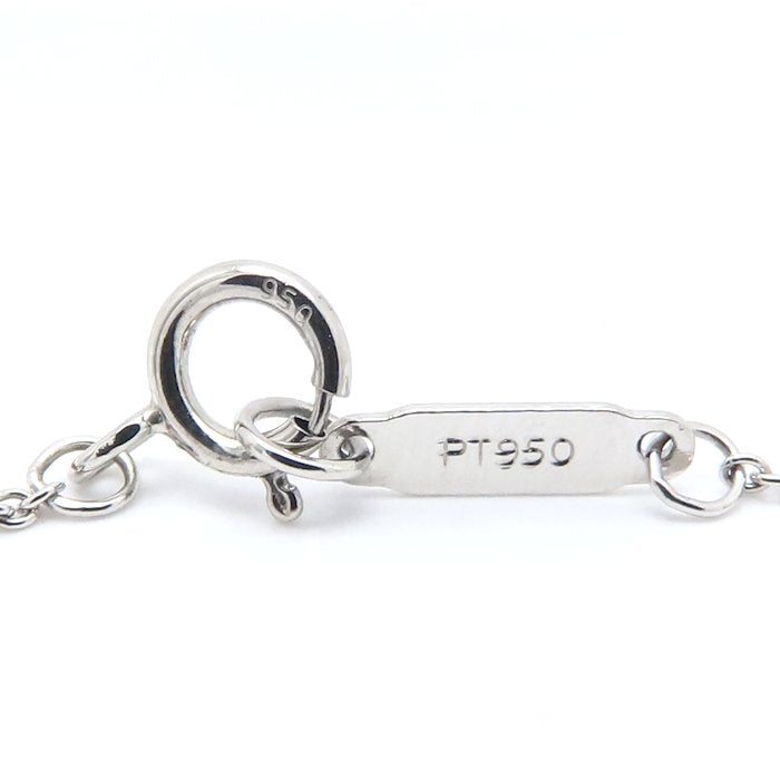 TIFFANY&Co. ティファニー ソリティア ネックレス 一粒ダイヤモンド0.42ct F.VS1.3Excellent Pt950プラチナ レディース/295497【中古】【BJ】