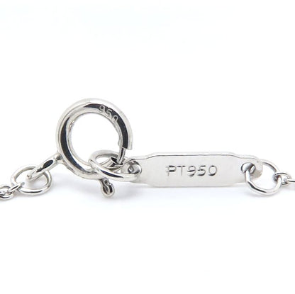 TIFFANY&Co. ティファニー ソリティア ネックレス 一粒ダイヤモンド0.42ct F.VS1.3Excellent Pt950プラチナ レディース/295497【中古】【BJ】