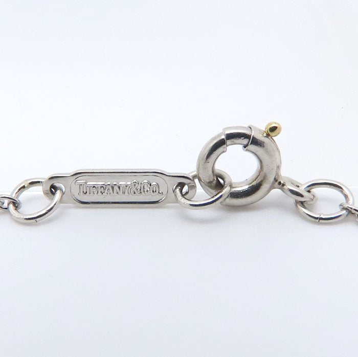 TIFFANY&Co. ティファニー クロス ネックレス ダイヤモンド11石 Pt950プラチナ レディース/295498【中古】【BJ】