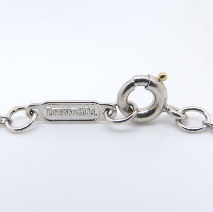 TIFFANY&Co. ティファニー クロス ネックレス ダイヤモンド11石 Pt950プラチナ レディース/295498【中古】【BJ】