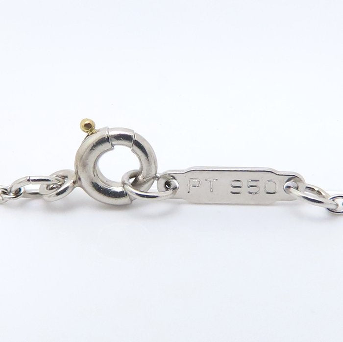 TIFFANY&Co. ティファニー クロス ネックレス ダイヤモンド11石 Pt950プラチナ レディース/295498【中古】【BJ】
