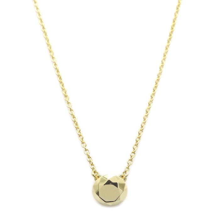TIFFANY&Co. ティファニー ファセット ネックレス エルサペレッティ K18YG イエローゴールド レディース/295521【中古】【BJ】