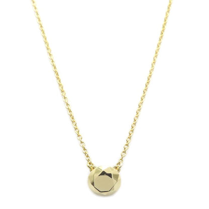 TIFFANY&Co. ティファニー ファセット ネックレス エルサペレッティ K18YG イエローゴールド レディース/295521【中古】【BJ】