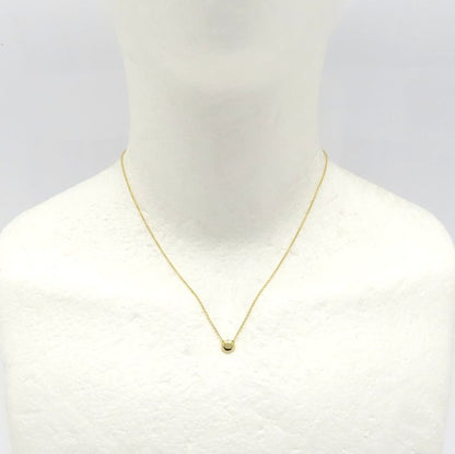 TIFFANY&Co. ティファニー ファセット ネックレス エルサペレッティ K18YG イエローゴールド レディース/295521【中古】【BJ】