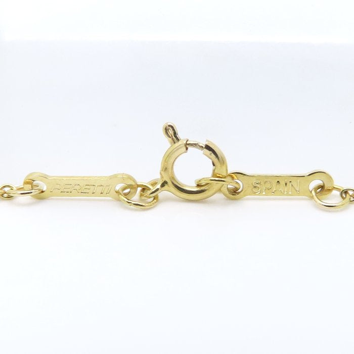 TIFFANY&Co. ティファニー ファセット ネックレス エルサペレッティ K18YG イエローゴールド レディース/295521【中古】【BJ】