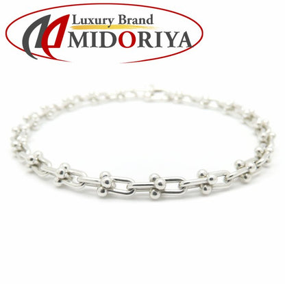 TIFFANY&Co. ティファニー ハードウェア マイクロリンク ブレスレット 17cm シルバー925 レディース/295552【中古】【BJ】