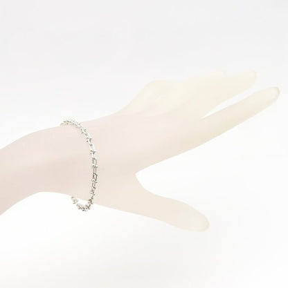 TIFFANY&Co. ティファニー ハードウェア マイクロリンク ブレスレット 17cm シルバー925 レディース/295553【中古】【BJ】