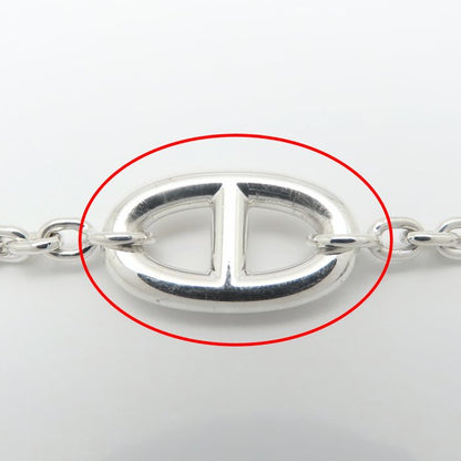 HERMES エルメス シェーヌダンクル ファランドール ブレスレット シルバー925 レディース/295554【中古】【BJ】