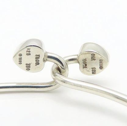 TIFFANY&Co. ティファニー ダブルハート バングル シルバー925xK18YG イエローゴールド レディース/295556【中古】【BJ】